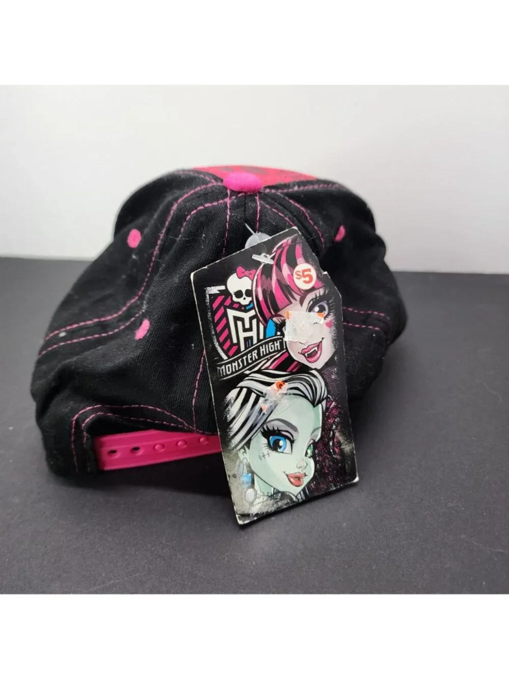 Monster High Baseball Hat Cap Girls Kids One Size Fits Most Snapback - NWT